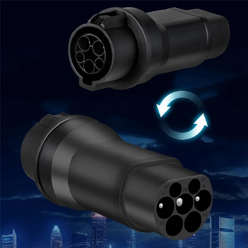 AASS-EV Charging Adapter Type1 To GBT Conversion Kit 32A SAE J1772 For GBT Electric Vehicles, Compa