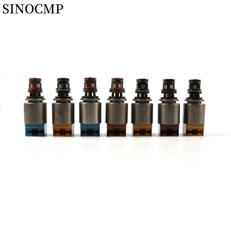 7pcs 6HP21 6HP28 Transmission Solenoid Kit SET 1068298046 For BMW 128i 135i AUDI S5 Q5 A4 Quattro L