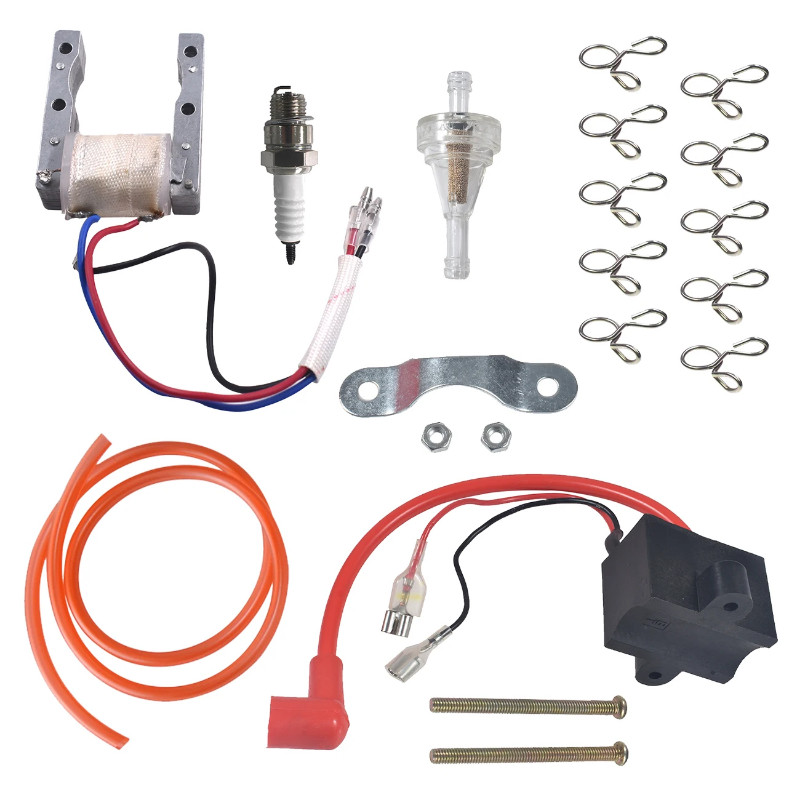 sthus CDI Ignition Coil With Magneto Coil Kit For 2 Stroke 49cc 50cc 66cc 80cc 100cc PK80 BT80 YD10
