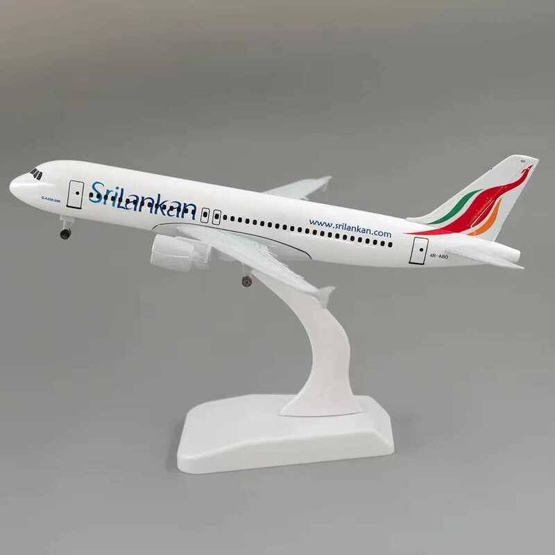C 20Cm A320 Sri Lanka Airways Model 320 Aires Metal Aircraft Replica Alloy Material 1:400 Aviation