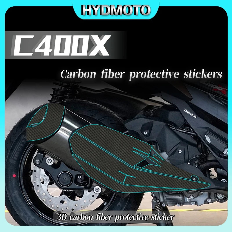 For BMW C400X c400x 3D carbon fiber car stickers protective car decoration scratch resistant film s
