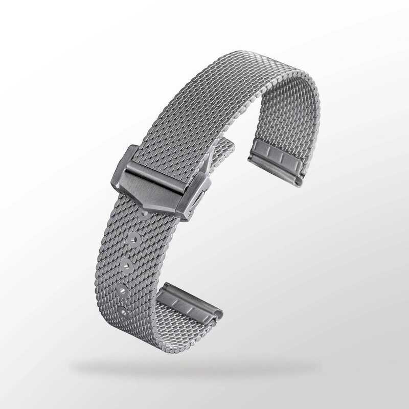 C Mesh Strap Stainless Steel Strap 20Mm Universal Watch Strap, Metal Quick Release Wd007 Accessory