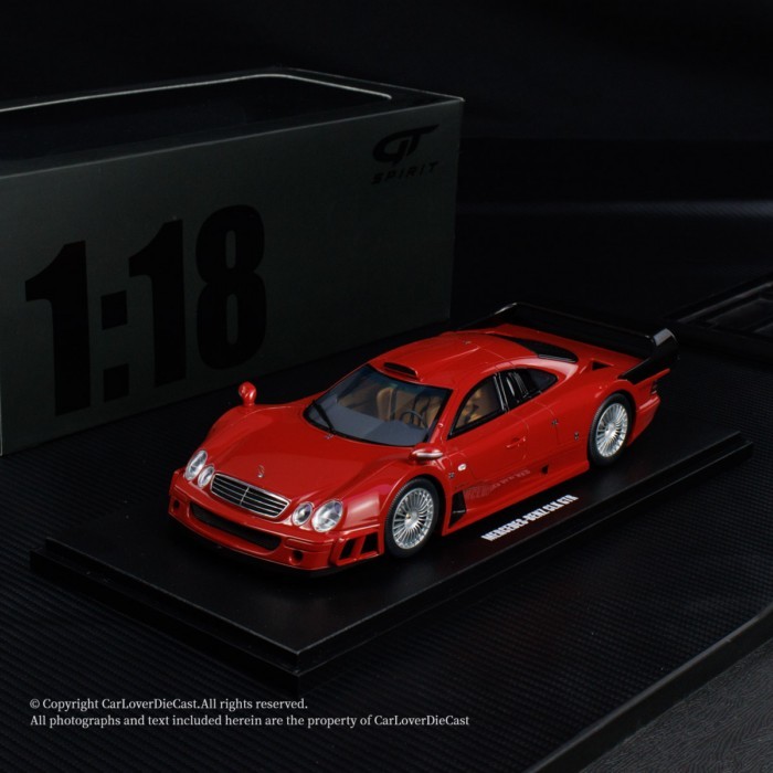 พร้อมส่ง GT Spirit 1: 18 Mercedes-Benz CLK GTR รถเรซิ่นสีแดง รุ่น GT910 GTS