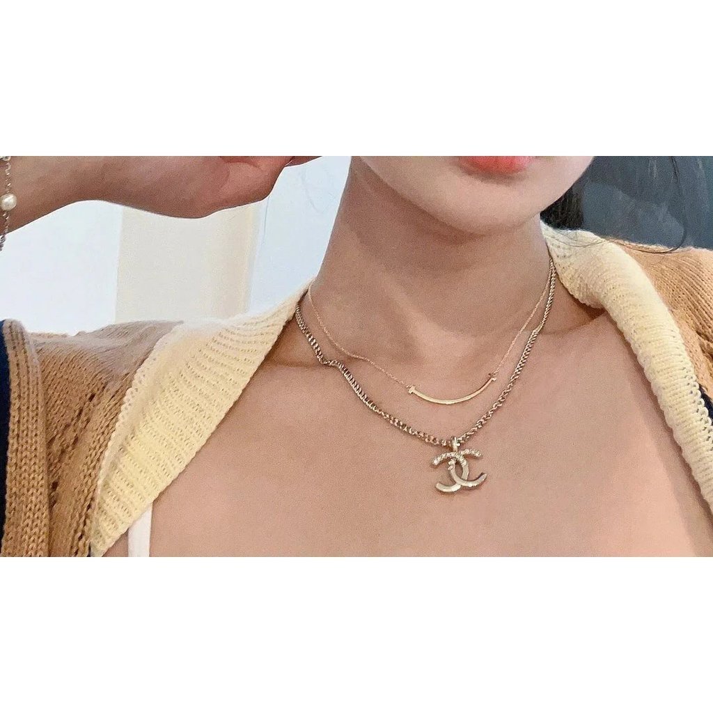 สร้อยคอ Echo Made Half Gold Half Diamond cc