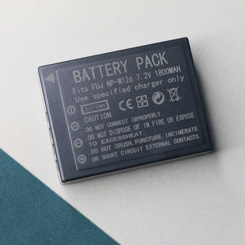 เหมาะสําหรับ Fuji NP-W126 แบตเตอรี่ XE2 XE3 XE4 X1F X-S10 XE1 Micro Single Camera Charger
