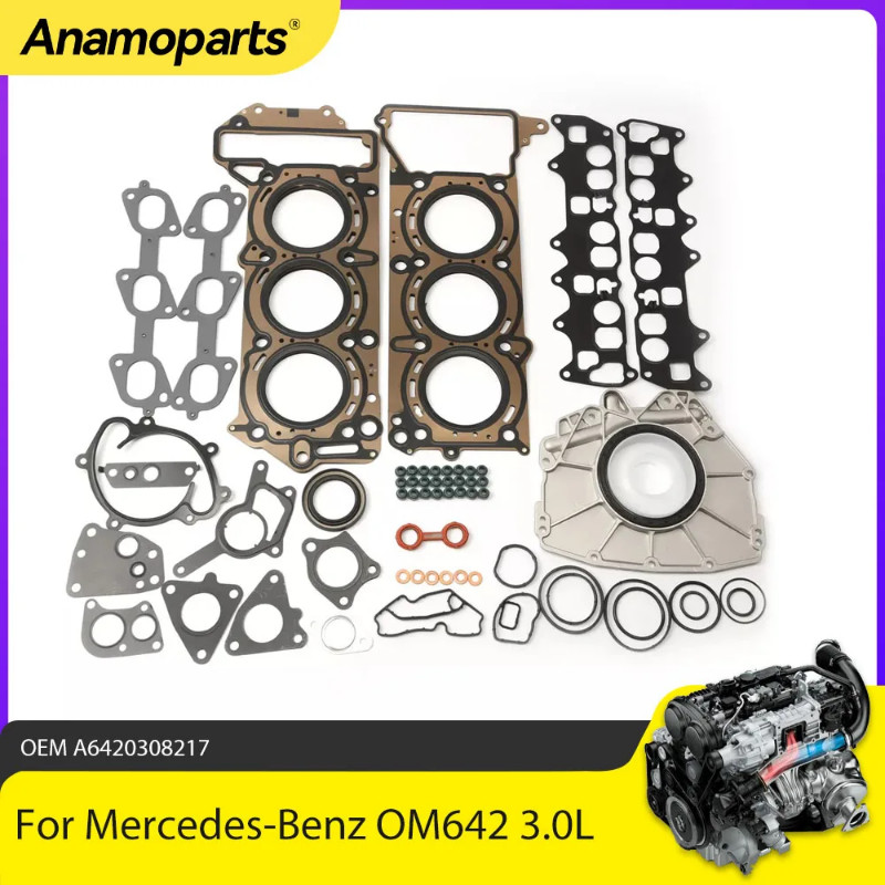 Engine Head Gasket Full Gasket Set Fit 3.0 L T OM642 Diesel For Mercedes-Benz W204 W212 W461 X204 3