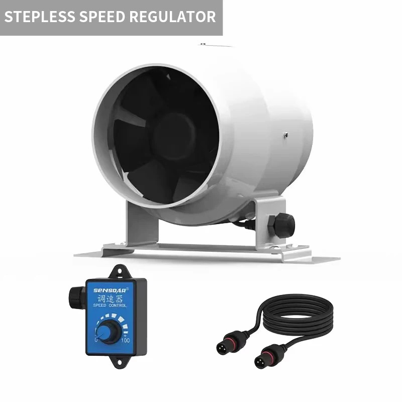 110V 220V 4 Inch White Ventilation Fan Blower Fan Exhaust Duct Fan Air Ventilator Pipe Extractor At