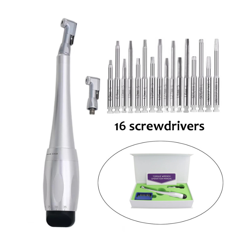 Dental Implant Universal Torque Wrench Handpiece Screwdriver Prosthetic Kit For Dental Clinic Denti