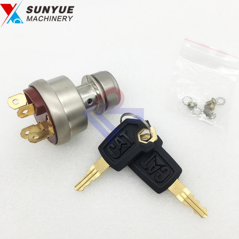 CAT 120H 12G 12H 135H 140H 160G 160H 215B 215C 219D Ignition Start Switch for Caterpillar 4 lines 9