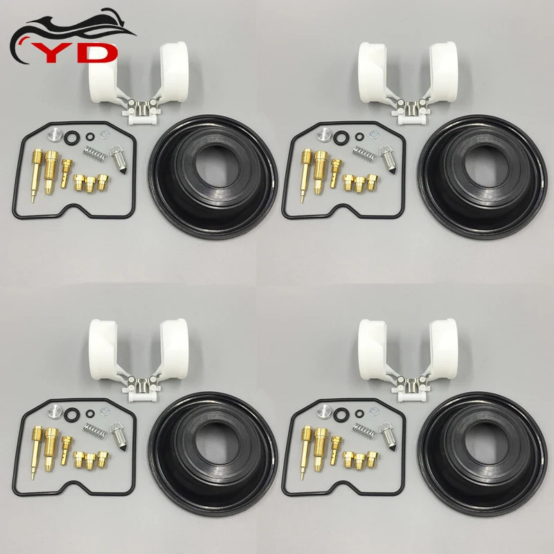 Motorcycle Carburetor Repair Kit For Kawasaki ZRX1100 ZRX 1200 GPZ1100 ZRX1200R With Vacuum Diaphra