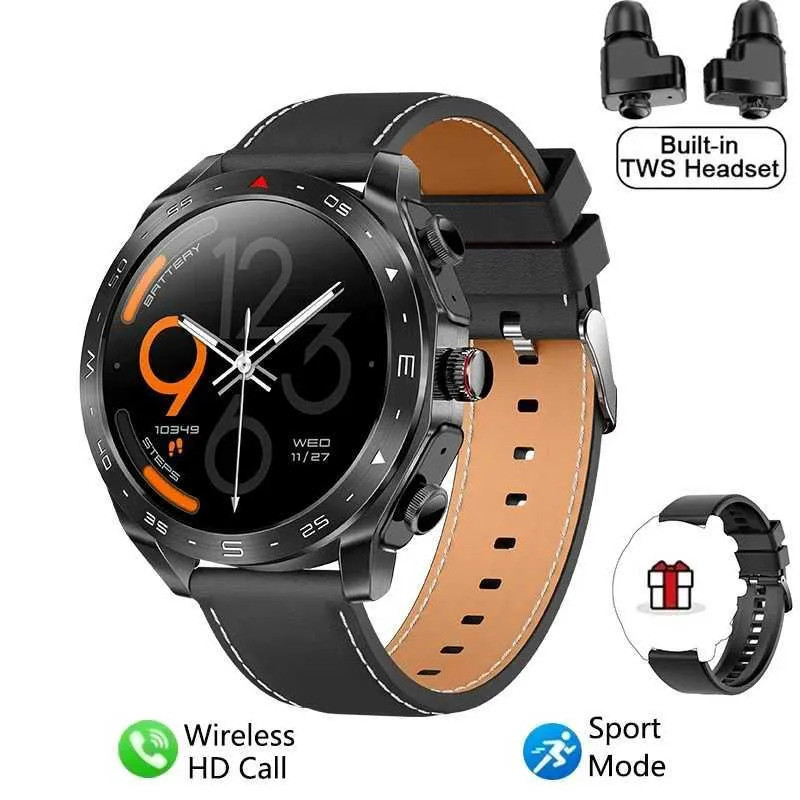 คุณภาพสูง T95 Smartwatch 2-In-1 พร้อมหูฟัง HIFI หูฟัง Smartwatch พร้อมลําโพง Tracker เพลง Heart Rate