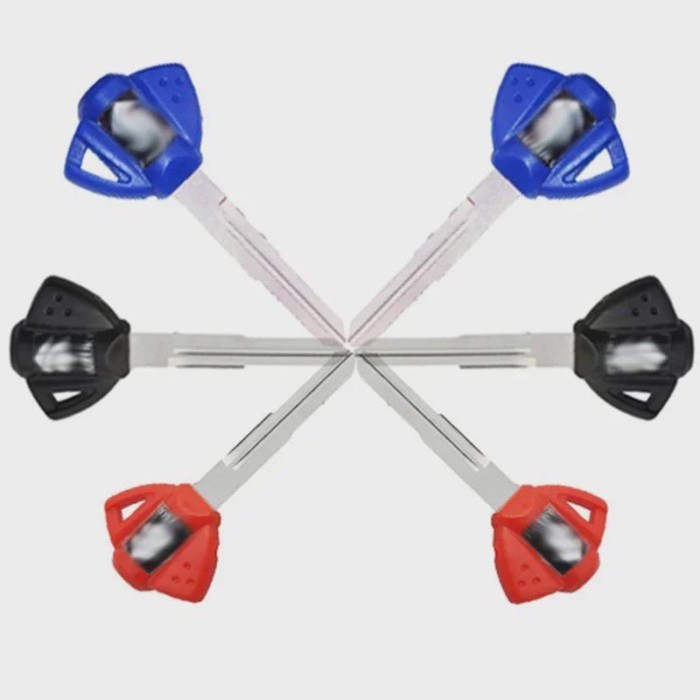 6pcs Lot Motorcycle Blank Key Uncut Blade For Suzuki GSR750/DR650SE/SV650S/SV1000S/TL1000R Bandit G
