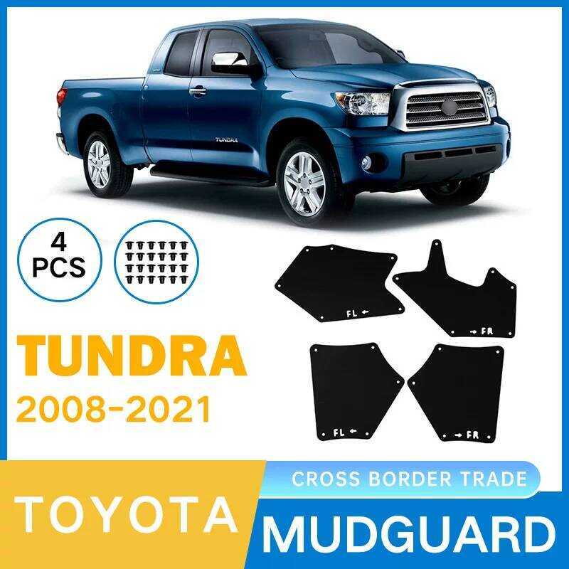 เหมาะสําหรับ Toyota Tundra Tundra 2008-2021 รถบังโคลนหน้าซับห้องเครื่อง Mudguard
