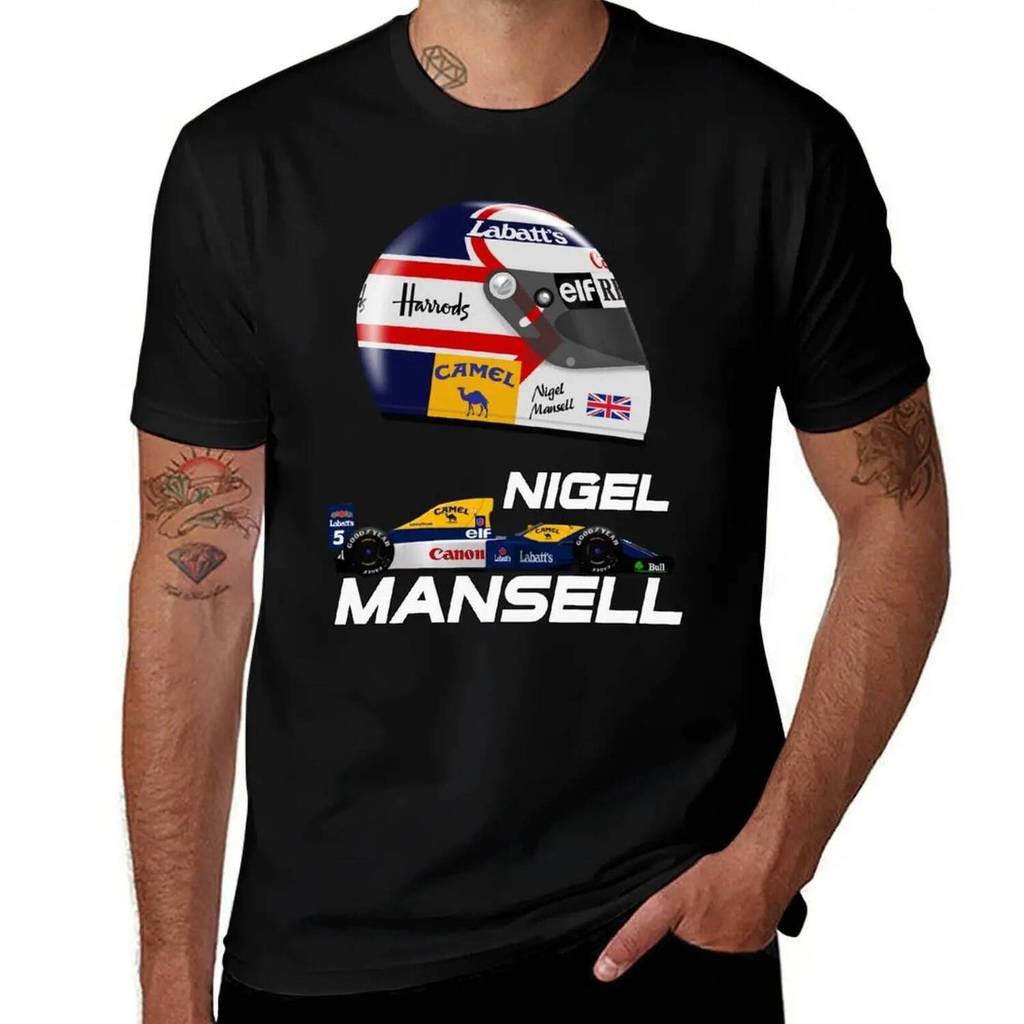 เสื้อยืด Nigel Mansell Williams FW14b ปี 1992 แห้งไว เสื้อสำหรับผู้ชาย