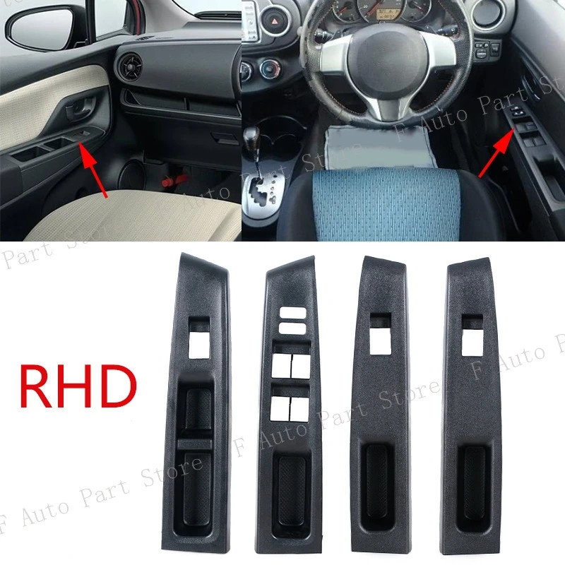 1PC 74231-52630-C0 74232-52570-C0 Window Lift Control Switch Cover Panel Frame For Toyota Vitz 2010