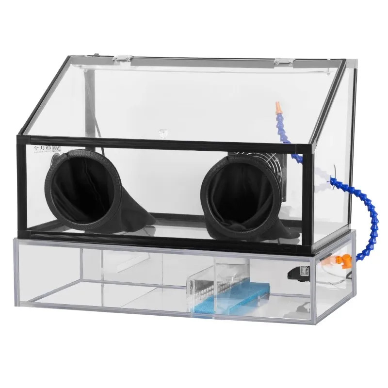 Dust box grinding machine, grinding table, grinding machine, jade, honey wax, stationery, carving,