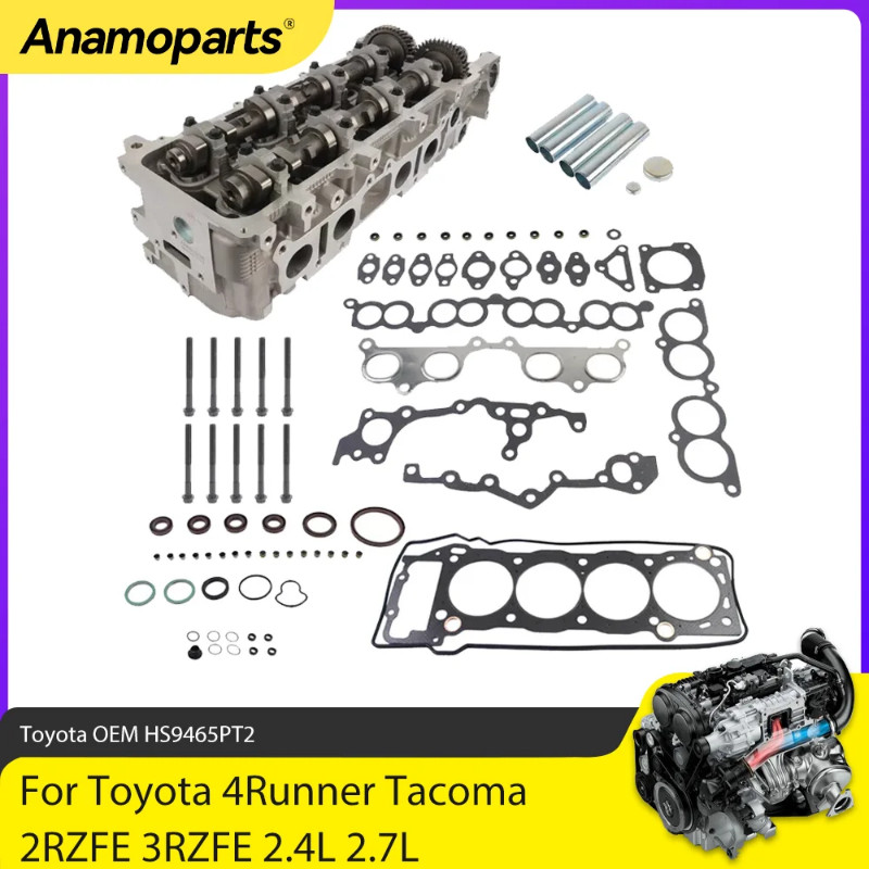 Engine Parts Cylinder Head Gasket Bolts Kit Fit 2.4 2.7 L For 00-04 Toyota 4Runner Tacoma 2RZFE 3RZ
