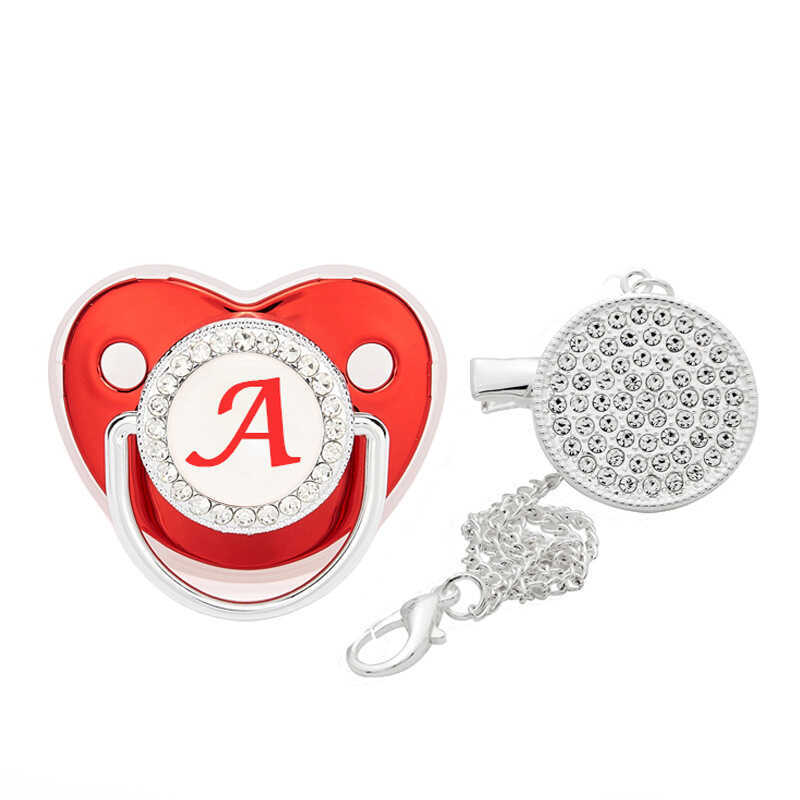 สินค้าใหม่ 26 Red Letter Baby Diamond Pacifier Baby Diamond Pacifier