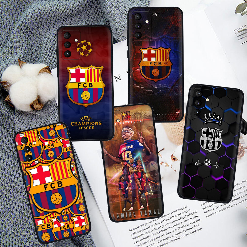 Soft TPU Balck Shell Realme 5 5i 5s 6i 5Pro 6 6S 6Pro Q XT X2 K5 3 3Pro 656P Barcelonaเคสโทรศัพท์