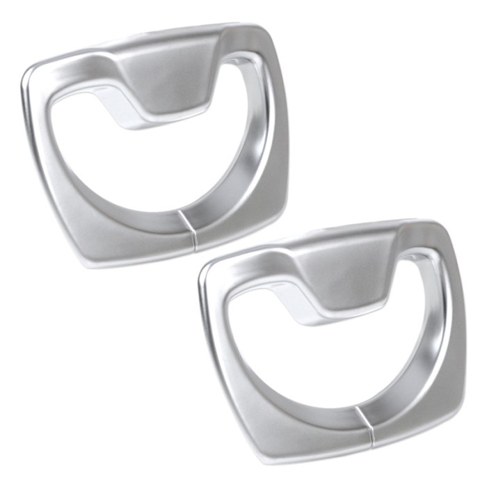 2Pcs Car B Pillar Seat Safety Belt Decoration Frame Cover Trim For BMW 3 4 Series F30 F31 F32 F36 2