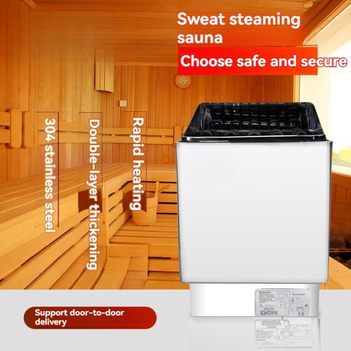 Sauna Stove for Shower Bath Sauna stove, dry steam stove, commercial 304 stainless steel, household