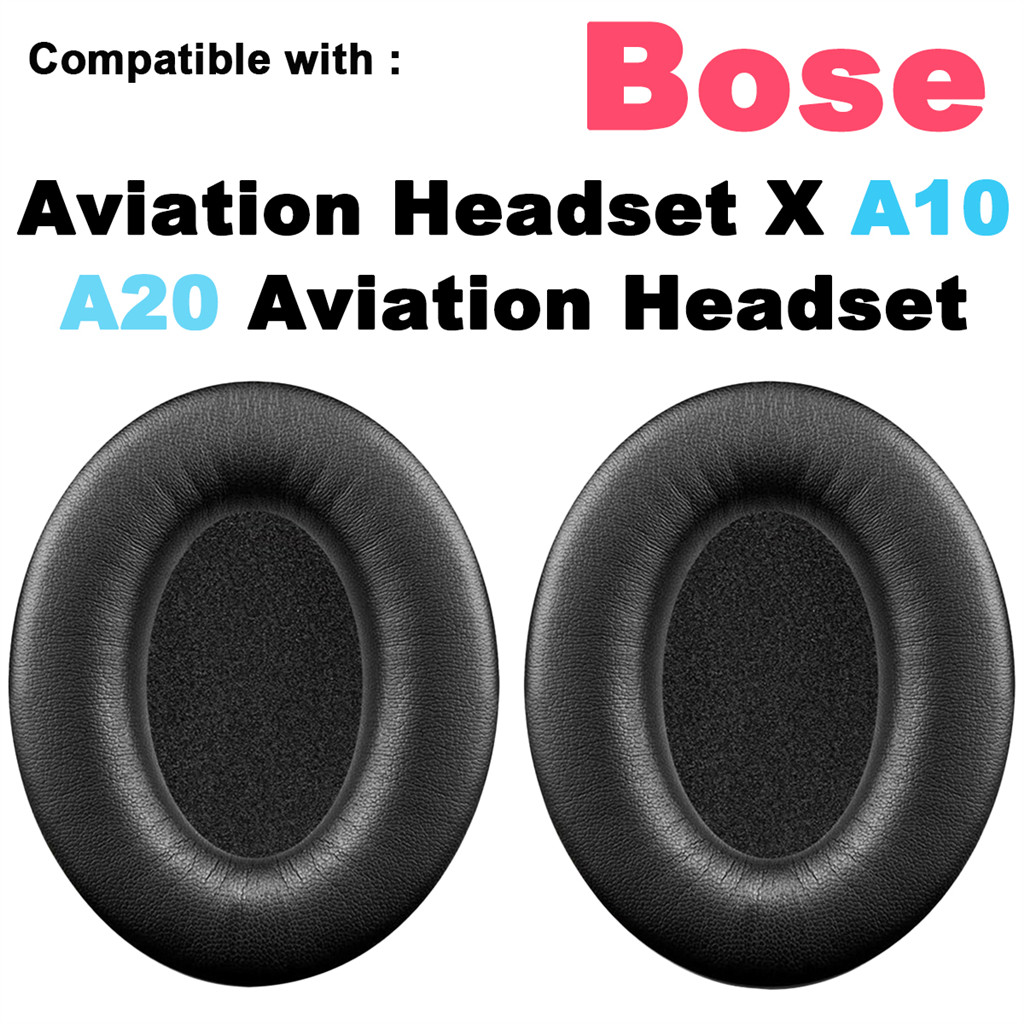 เหมาะสําหรับ Bose Aviation Headset X A10 A20 เปลี่ยนหูฟังฟองน้ํา earflap แผ่นรองหูฟัง