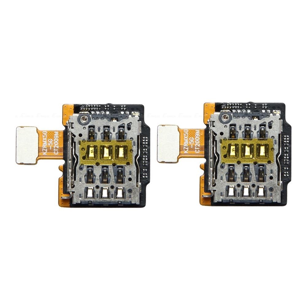 ซิมการ์ดผู้ถือถาด Reader ซ็อกเก็ต Flex สําหรับ OPPO Realme X3 Super Zoom X50 X50m 5G