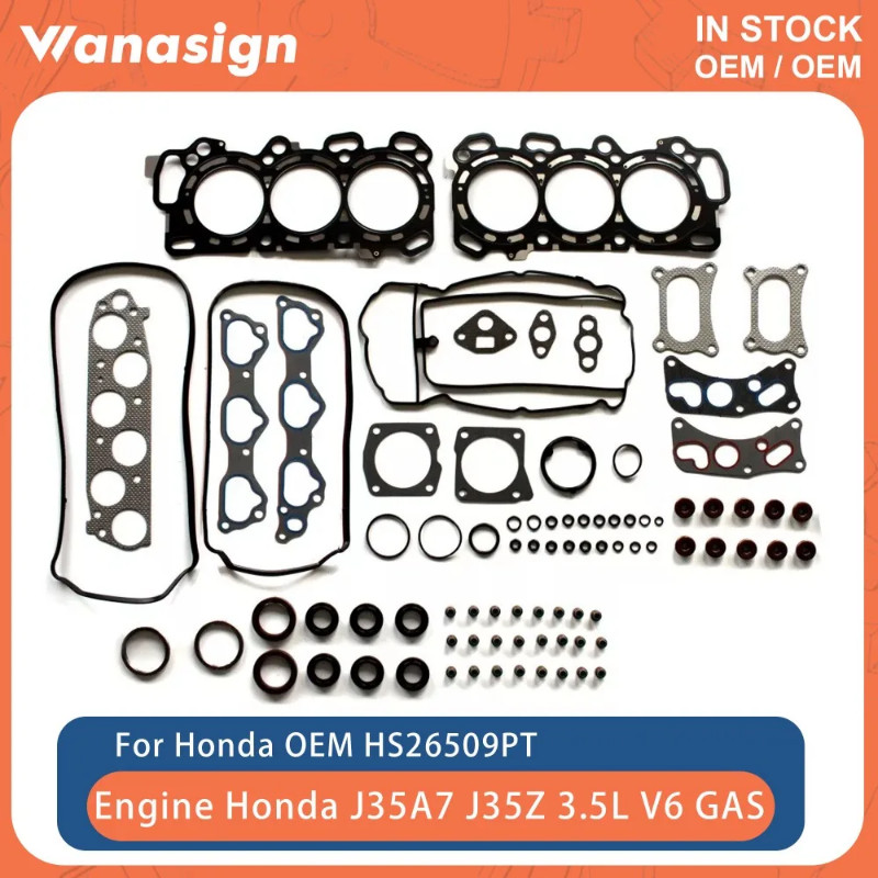 Engine Full Gasket Set Fit 3.5 L For Honda Accord Odyssey Acura RDX Pilot J35A7 J35Z J35A8 J35Z2 3.