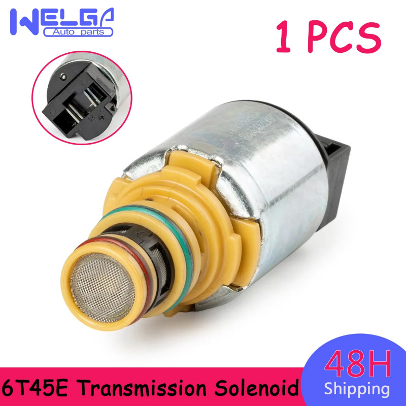 1PCS Yellow Auto Transmission Solenoids 6T45E 6T40E 6T40 6T45 For Buick LaCrosse For Chevrolet Capt