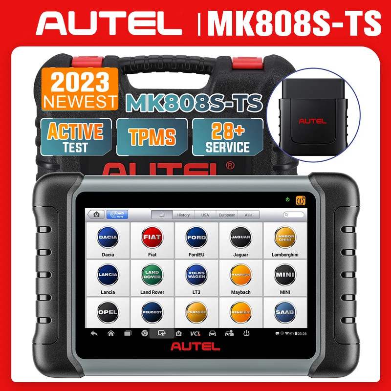 Autel MaxiCOM MK808S-TS TPMS Diagnostic Tools Bi-directional Control Automotive Obd2 Scanner Profes