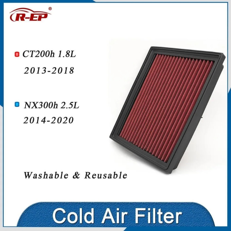 R-EP High Flow Air Filter Fit for Lexus CT200h 1.8L NX300h 2.5L Replacement Car Engine Auto Accesso
