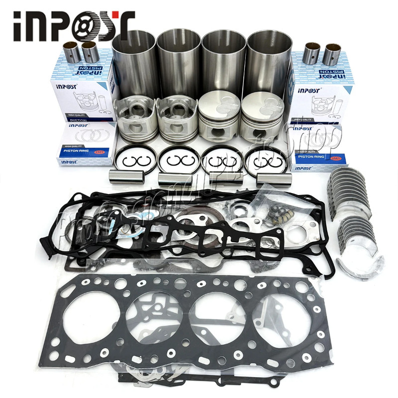 2L 2LT 2L-T Overhaul Rebuild Kit For Toyota Piston Rings Cylinder Liner Full Gasket Set Engine
