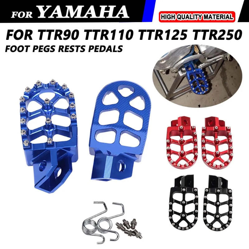 For YAMAHA TTR90 TTR110 TTR125 TTR250 TTR 90 110 125 250 2006 Motorcycle Accessories Footrest Footp