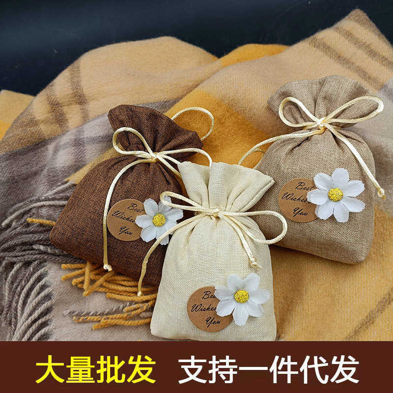 Osmanthus Sachet ตู้เสื้อผ้า Fragrance Room Sachet Car Deodorant Aromatherapy Bag Lavender Fresh Sac
