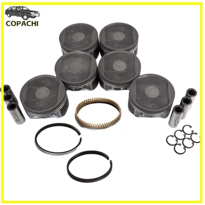 6pcs Engine Piston&Rings Set For 05-10 Nissan Frontier Pathfinder Xterra VQ40DE 4.0 12010-EA200 120