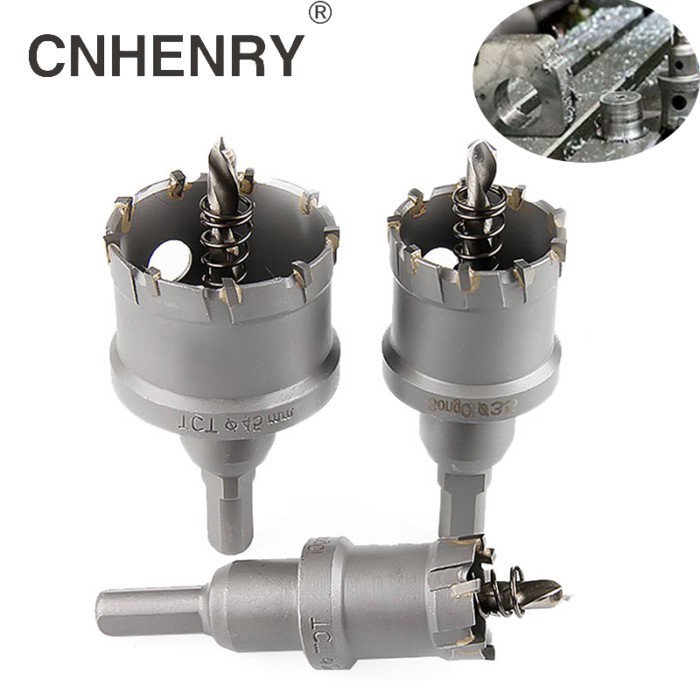 16 18 20 25 30mm Core Drill Bit Stainless Steel Hole Saw TCT Carbide Tip Drill Bit Metal Cutting Dr