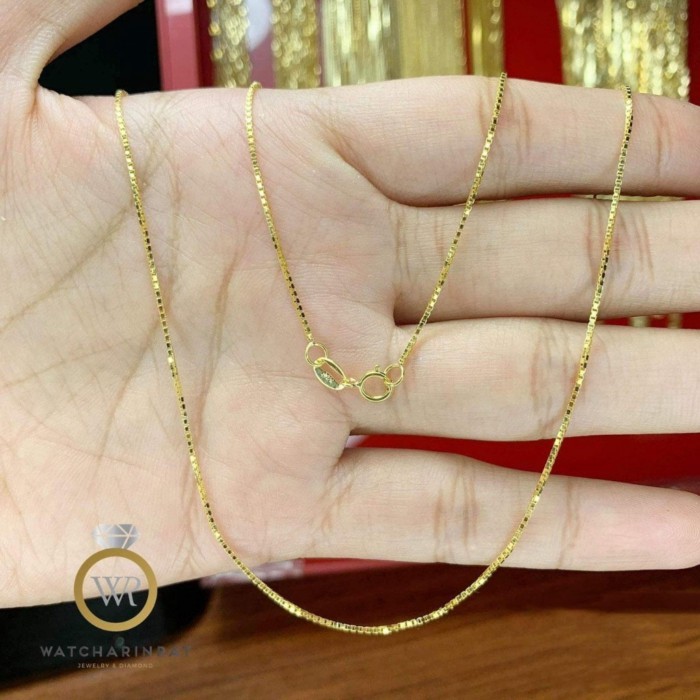 สร้อยอิตาลี 9K ลายบ้อกกลาง