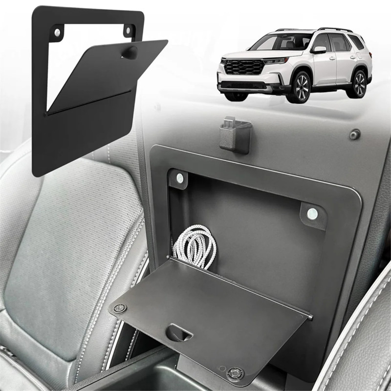 Center Console Hidden Storage Box for Pilot 2023 2024 Center Console Privacy Storage Box Organizer