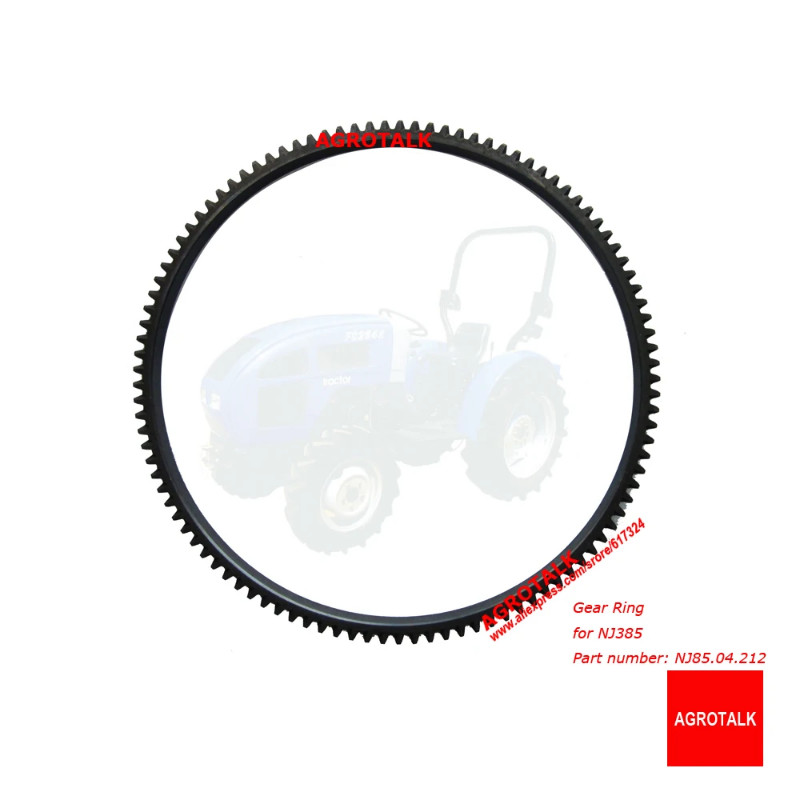 NJ85.04.212 , Gear ring for flying wheel for Fengshou Lenar 254 with engine NJ385