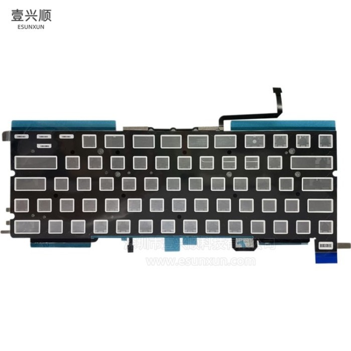 A2338 คีย์บอร์ด Backlight กระดาษ Us Uk เหมาะสําหรับ MacBook Pro43 ซม.โน้ตบุ๊คกาวแยก 2021