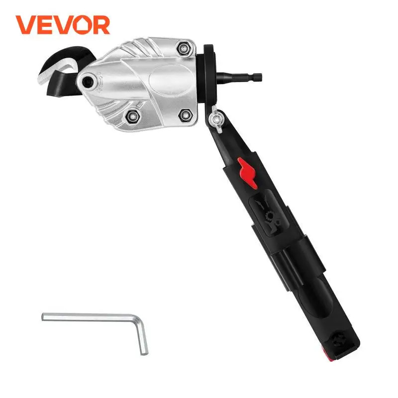VEVOR Metal Cutter Drill Attachment Metal Shears Attachment with 360 Degree Pivoting Head for Cutti