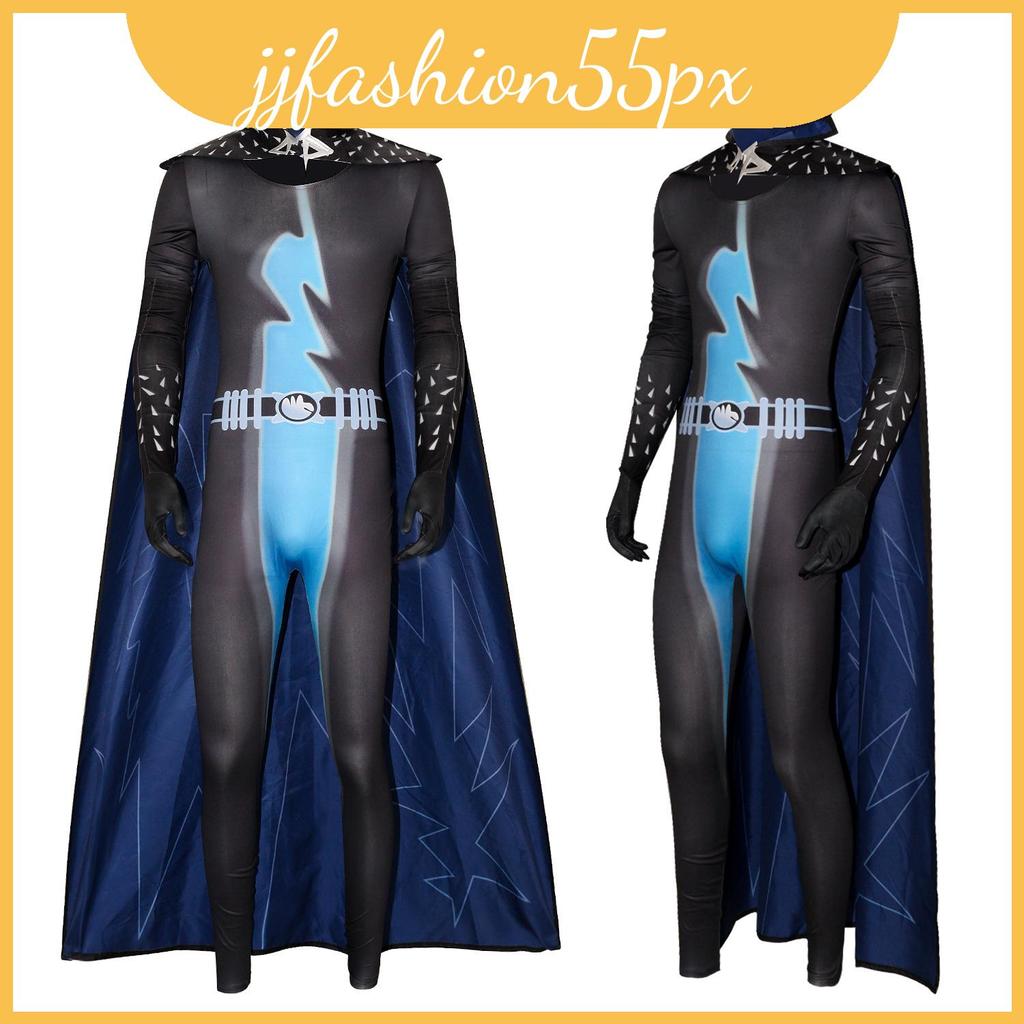 Megamind Jumpsuit ชุดคอสเพลย์ Megamind เหมาะสำหรับการแสดงและการเล่นฮัลโลวีน
