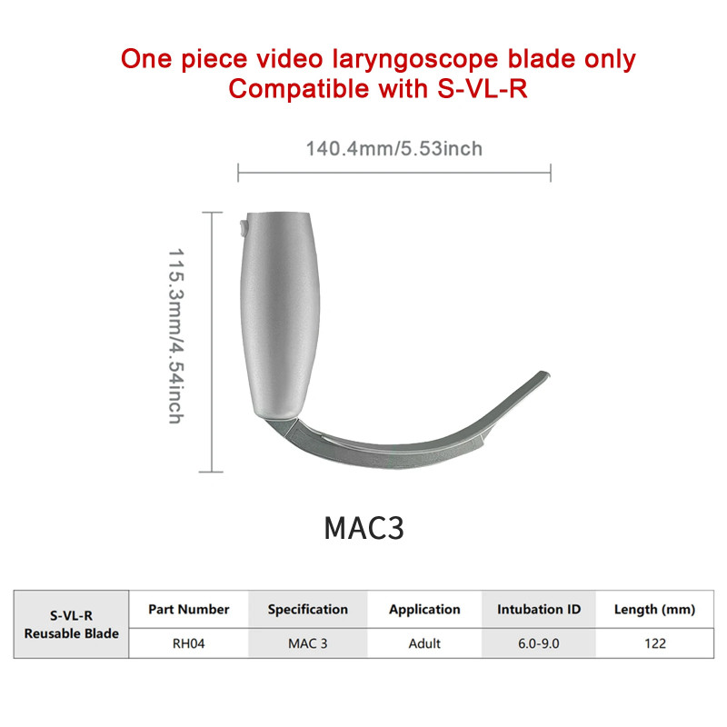 Sensorendo One Piece Video Laryngoscope  (DH01/MIL0/MIL1/MAC1/MAC2/MAC3/MAC4/D-Blade) Optional for