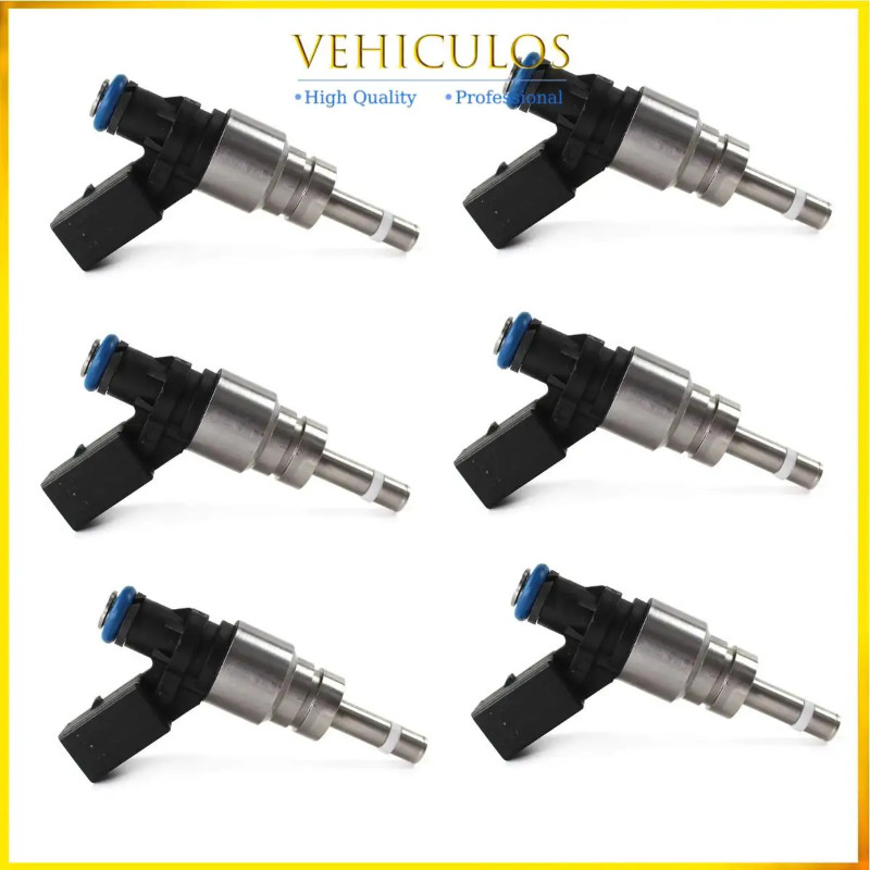 6PCS Fuel Injector 06E906036F M1191 JSD742 For Audi A4 A5 Quattro A6 Q5 3.2L 06E 906 036F 06E-906-0