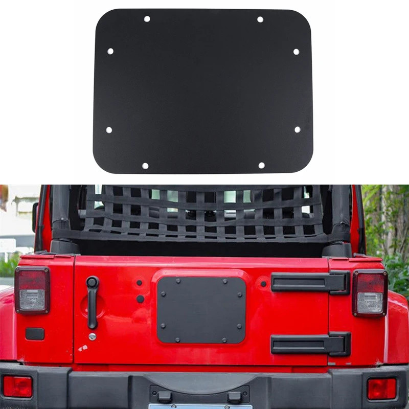 Spare Tire Carrier Delete Filler Plate For Jeep 2007-2018 Wrangler JK JKU Truck Accessories