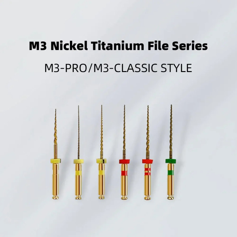 M3 Pro Dental Files Dental Nickel Titanium Heat Activation Root Canal File Endodontic Rotary Files