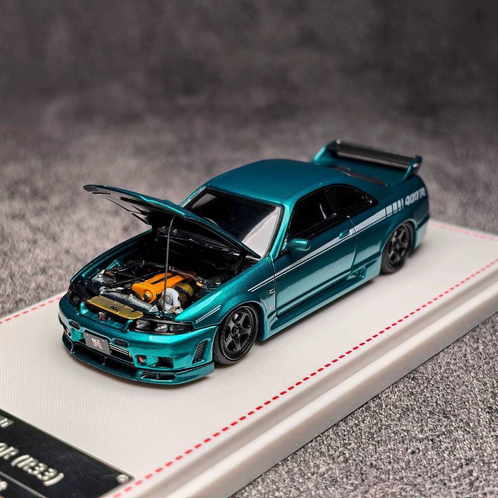 FH 1:64 Nissan Skyline GT-R รุ่นที่ 4 R33 Nismo 400R โมเดลรถโลหะผสม