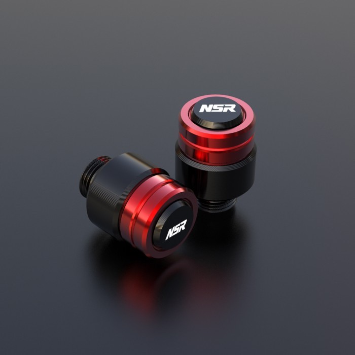 FOR HONDA CBR250 NSR250 1988-1994 NSR125 1988-1990 NSR 150 250 Tire Valve Stem Caps Cover & Rearvie