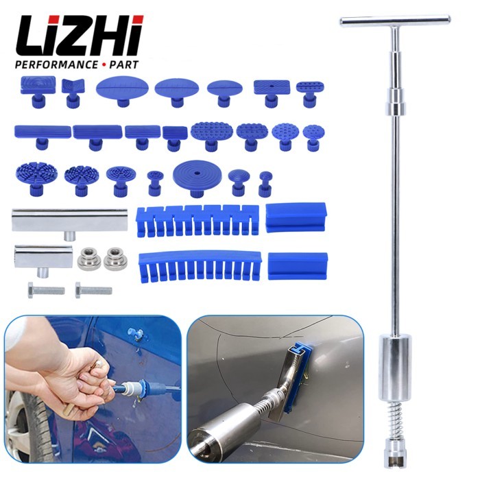 Professional Car Paintless Dent Repair Tools Dent Repair Kit Dent Removal Kits Dent Remover Dent Pu