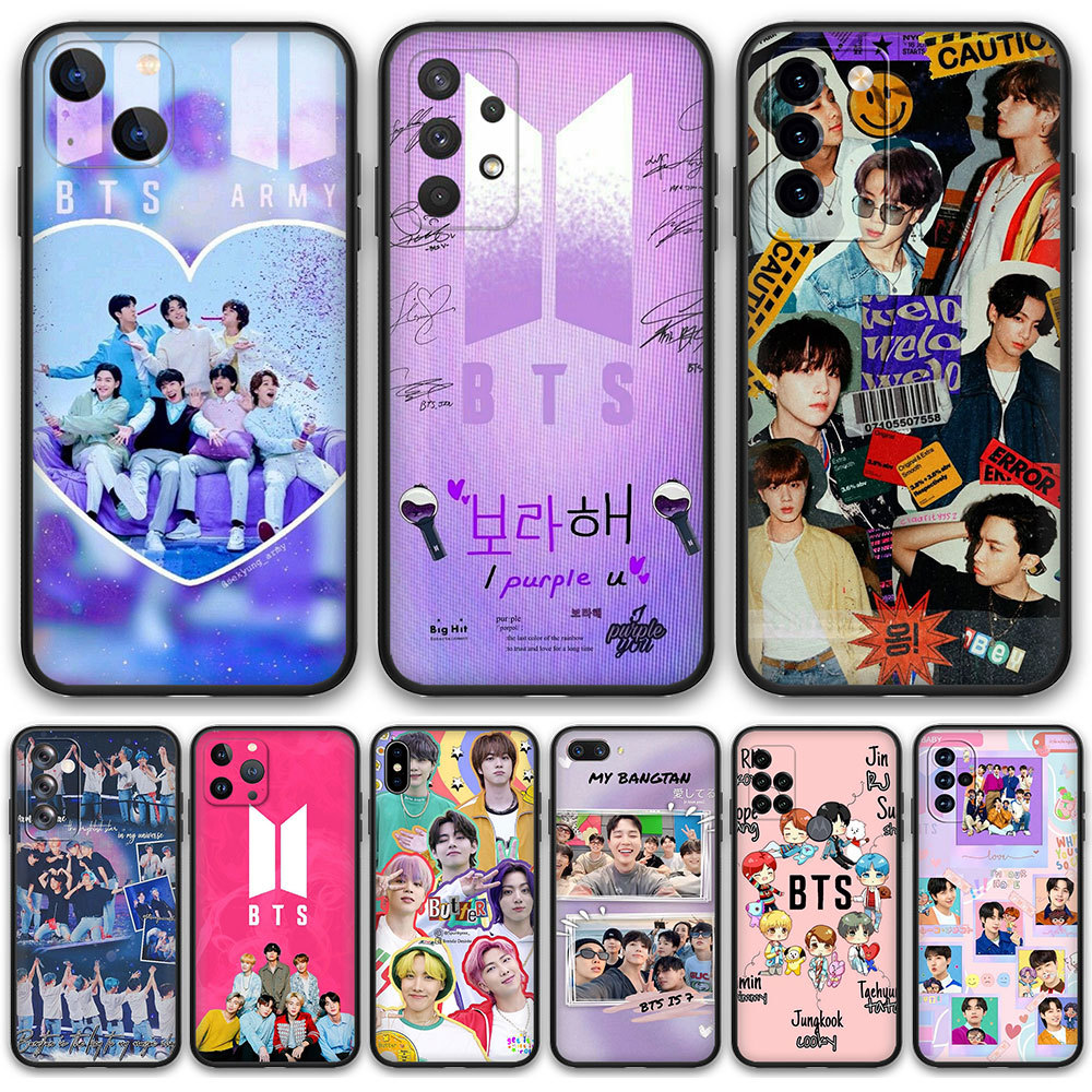 IPhone 13 13Pro 13Mini 13ProMax X XR XS Max 5F79 Bts TPU ซิลิโคนนุ่มฝาครอบโทรศัพท์